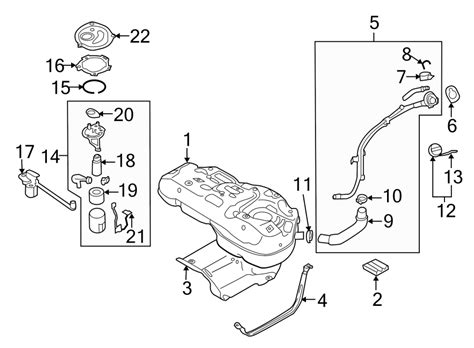 2022 Hyundai Tucson Fuel. Sender. Unit. SENDING. 2.0 liter.